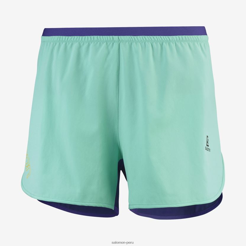 cross 3 short piscina mujer azul 0ZPT08161 azul piscina azul profundo capsula Salomon 0ZPT08161 Cuentos de senderos Salomon Peru Espiritu de exploracion Abraza el espiritu de exploracion con salomon z...